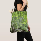 Magische Green Forest Scene. Tote Bag (Dichtbij)