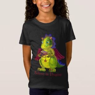 Magische grillige draak t-shirt