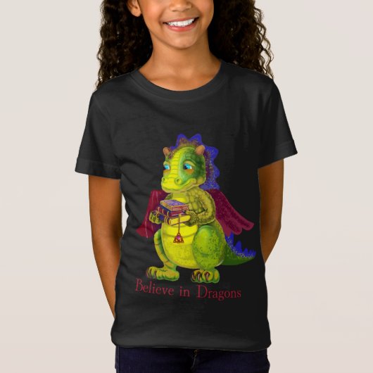 Magische grillige draak t-shirt (Voorkant)