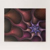 Magische Groei Moderne Abstracte kleurrijke Fracta Legpuzzel (Horizontaal)