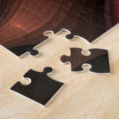Magische groei moderne abstracte kleurrijke fracta legpuzzel (Zijkant)