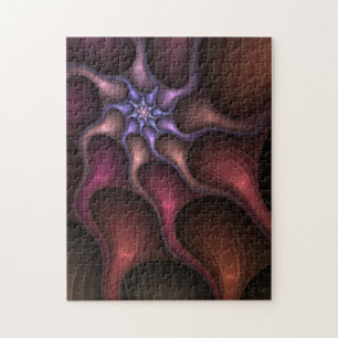 Magische groei moderne abstracte kleurrijke fracta legpuzzel