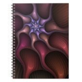 Magische Groei Moderne Abstracte kleurrijke Fracta Notitieboek (Voorkant)
