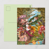 Magische grond briefkaart (Voorkant / Achterkant)