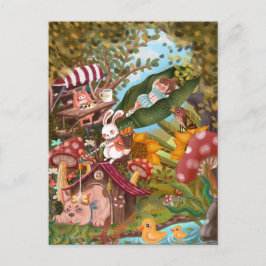 Magische grond briefkaart