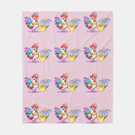 Magische Haan Baby Meisje Fleece Deken