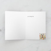 Magische Haas Verjaardag Kaart (bewerkbaar) (Binnen)