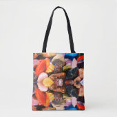 Magische halfedelstenen edelstenen boodschappentas tote bag (Voorkant)