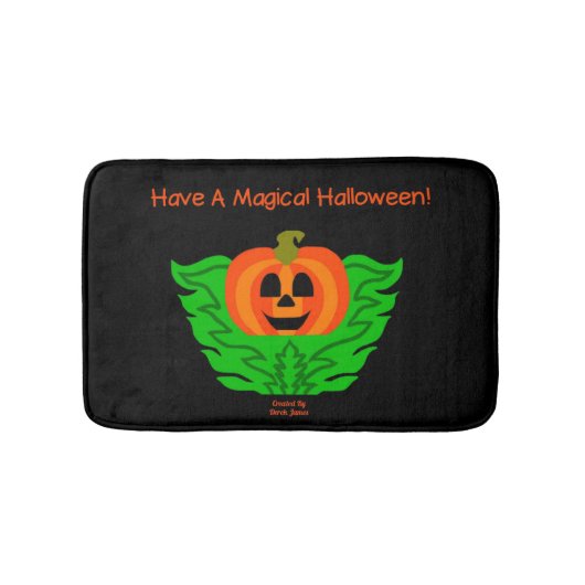 Magische halloween Pumpkin Small Bath Mat (Voorkant)