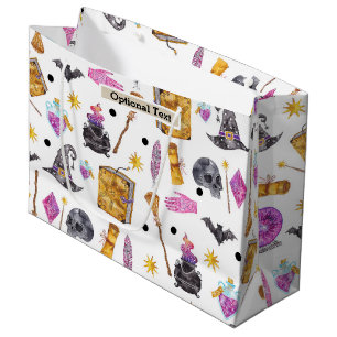 Magische Halloween Waterverf Whimsical Fortuna Large Cadeautasje