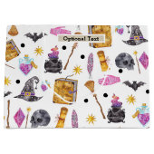 Magische Halloween Waterverf Whimsical Fortune Large Cadeautasje (Voorkant)