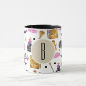 Magische Halloween Waterverf Whimsical Fortune Mok (Midden)