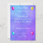 Magische Halve Maan Gezicht Kleur Markeringen Sky Kaart (Achterkant)