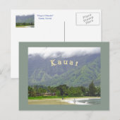 MAGISCHE HANALEI (KAUAI) BRIEFKAART (Voorkant / Achterkant)