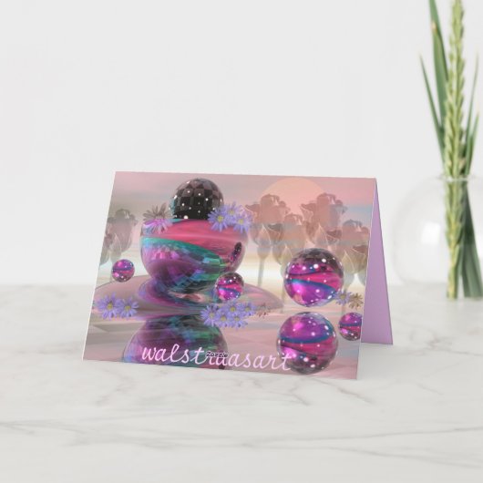 Magische Happy Birthday kaart (Achterkant)