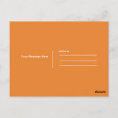 Magische Happy Halloween Black Cat Blue Glow-lampe Briefkaart (Achterkant)