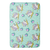 Magische Happy Unicorn en sterren Badmat (Voorkant Verticaal)