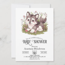Magische Happy Wolf Baby shower