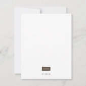 Magische HARRY POTTER™ en Hogwarts-verjaardag Bedankkaart (Achterkant)