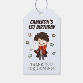 Magische HARRY POTTER™ en Hogwarts verjaardag Cadeaulabel