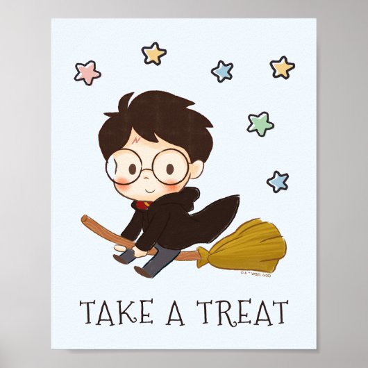 Magische HARRY POTTER™ en Hogwarts-verjaardag Poster (Voorkant)