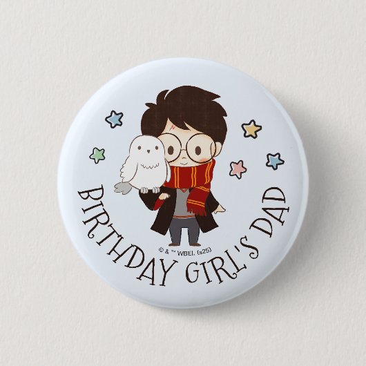 Magische HARRY POTTER™ en Hogwarts-verjaardag Ronde Button 5,7 Cm (Voorkant)