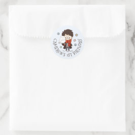 Magische HARRY POTTER™ en Hogwarts-verjaardag Ronde Sticker