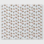 Magische Harry Potter™ en Zweinstein Verjaardag Cadeaupapier (Vlak)