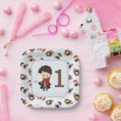 Magische Harry Potter™ en Zweinstein Verjaardag Papieren Bordje (Feest)