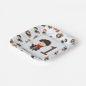 Magische Harry Potter™ en Zweinstein Verjaardag Papieren Bordje (Gebogen)