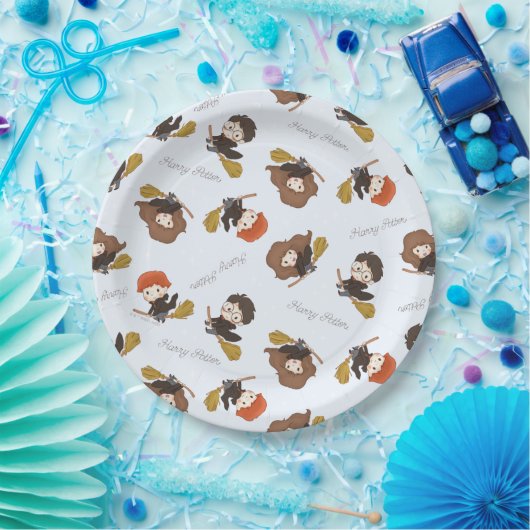 Magische Harry Potter™ en Zweinstein Verjaardag Papieren Bordje (Feest)