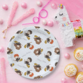 Magische Harry Potter™ en Zweinstein Verjaardag Papieren Bordje (Feest)