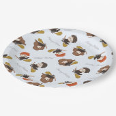 Magische Harry Potter™ en Zweinstein Verjaardag Papieren Bordje (Gekanteld)