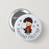Magische Harry Potter™ en Zweinstein Verjaardag Ronde Button 5,7 Cm (Voorkant /achterkant)