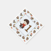 Magische Harry Potter™ en Zweinstein Verjaardag Servet (Hoek)