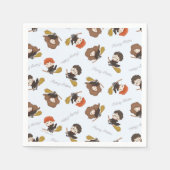 Magische Harry Potter™ en Zweinstein Verjaardag Servet (Voorkant)