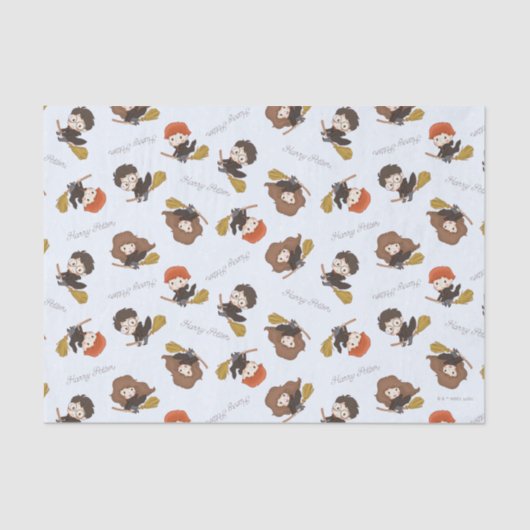 Magische Harry Potter™ en Zweinstein Verjaardag Tissuepapier (Voorkant)