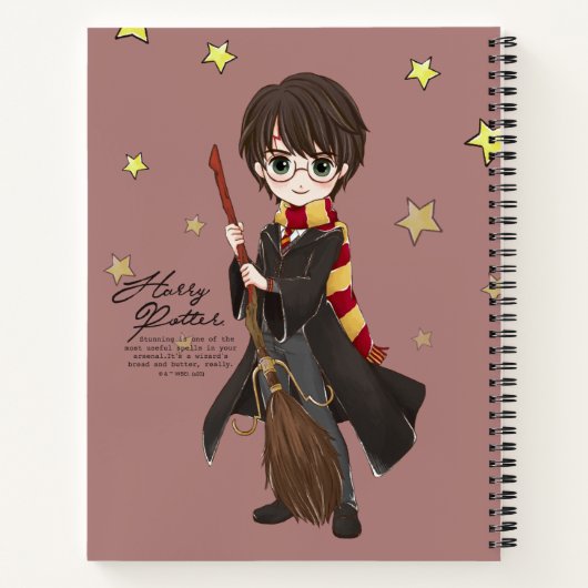 Magische HARRY POTTER™ tekening Notitieboek (Achterkant)