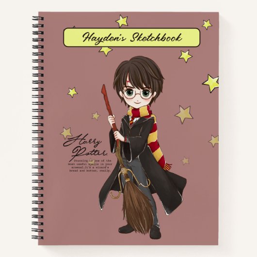 Magische HARRY POTTER™ tekeningen Notitieboek (Voorkant)