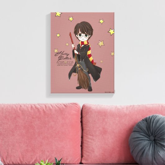 Magische HARRY POTTER™-Waterverf Canvas Afdruk (Insitu (Woonkamer))