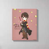 Magische HARRY POTTER™-Waterverf Canvas Afdruk (Voorkant)