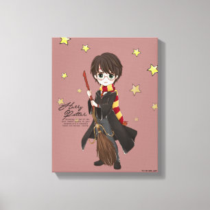 Magische HARRY POTTER™-Waterverf Canvas Afdruk