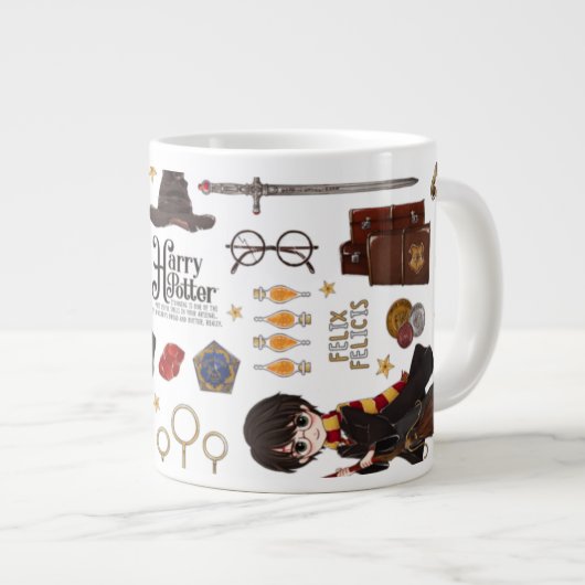 Magische HARRY POTTER™-Waterverf Grote Koffiekop (Voorkant rechts)