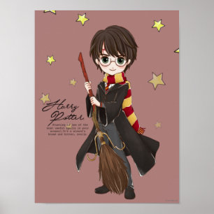 Magische HARRY POTTER™-Waterverf Poster