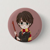 Magische HARRY POTTER™-Waterverf Ronde Button 5,7 Cm (Voorkant)