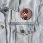 Magische HARRY POTTER™-Waterverf Ronde Button 5,7 Cm (In situ)