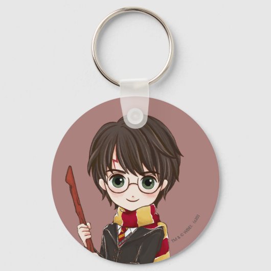 Magische HARRY POTTER™-Waterverf Sleutelhanger (Voorkant)