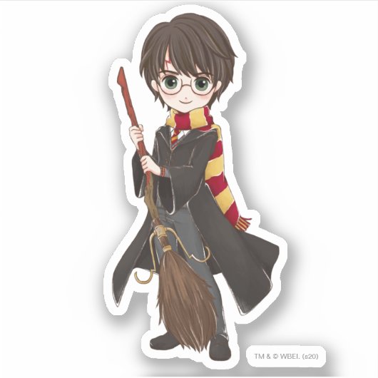 Magische HARRY POTTER™-Waterverf Sticker (Voorkant)