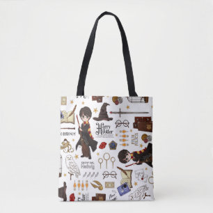 Magische HARRY POTTER™-Waterverf Tote Bag