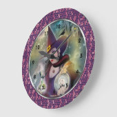 Magische hekkunst wandklok (Hoek)